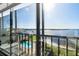 Waterfront view from condo, showcasing pool and beach access at 4650 Bay Blvd # 1046, Port Richey, FL 34668