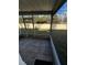 Spacious screened porch overlooking the fenced backyard at 6023 Osprey Lake Cir, Riverview, FL 33578