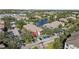 Aerial view of condo building near lake and community at 10265 Gandy N Blvd # 905, St Petersburg, FL 33702