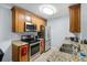 Modern kitchen with stainless steel appliances and granite countertops at 10265 Gandy N Blvd # 905, St Petersburg, FL 33702