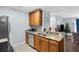 Kitchen features granite countertops and stainless steel appliances at 10265 Gandy N Blvd # 905, St Petersburg, FL 33702