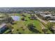 Aerial view of golf course and nearby buildings at 2262 Swedish Dr # 12, Clearwater, FL 33763