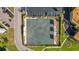Overhead view of a well-maintained shuffleboard court at 2262 Swedish Dr # 12, Clearwater, FL 33763