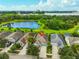 Aerial view showing home's location in a quiet community at 6836 Park Strand Dr, Apollo Beach, FL 33572
