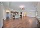 Modern kitchen with stainless steel appliances and granite countertops at 6836 Park Strand Dr, Apollo Beach, FL 33572
