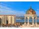 Scenic waterfront view featuring a gazebo and beautiful buildings along the water at 175 2Nd S St # P-08, St Petersburg, FL 33701
