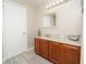 Bathroom with granite vanity and a shower/tub combo at 2633 Edgewater Falls Dr, Brandon, FL 33511