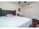 Bedroom with queen-size bed and ceiling fan at 2633 Edgewater Falls Dr, Brandon, FL 33511