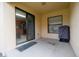 Screened patio with sliding door access to kitchen at 2633 Edgewater Falls Dr, Brandon, FL 33511