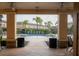 Community pool with lounge chairs and covered seating at 2633 Edgewater Falls Dr, Brandon, FL 33511