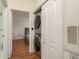 Convenient in-unit laundry with stacked washer/dryer at 2749 Via Cipriani # 1032A, Clearwater, FL 33764