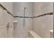 Walk-in shower with built-in seat and tiled walls at 7506 Parkshore Dr, Apollo Beach, FL 33572