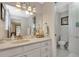 Clean bathroom with a large vanity and updated fixtures at 9229 Fort King Rd Rd, Dade City, FL 33525