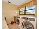 Well-lit laundry room with storage at 9229 Fort King Rd Rd, Dade City, FL 33525