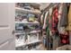 Large closet with plenty of shelving and hanging space at 105 W Osborne Ave, Tampa, FL 33603