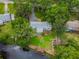 House with a large backyard, dock and garden at 20735 Gardenia Dr, Land O Lakes, FL 34638