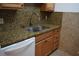 Kitchen with granite countertops and wood cabinets at 24862 Us Highway 19 N # 1805, Clearwater, FL 33763