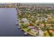 Luxury waterfront property with pool, dock, and city views at 334 Blanca Ave, Tampa, FL 33606