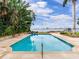 Tranquil pool with stunning waterfront views at 334 Blanca Ave, Tampa, FL 33606