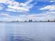 Beautiful waterfront view with city skyline in the distance at 334 Blanca Ave, Tampa, FL 33606