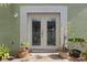 French doors leading to backyard patio at 3804 N Arlington Ave, Tampa, FL 33603