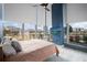 Bedroom with large window and city views at 5120 Marina Way # 112, Tampa, FL 33611