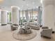 Bright lobby featuring a plush sofa and large windows at 5120 Marina Way # 112, Tampa, FL 33611