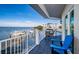 Enjoy water views from this relaxing balcony at 1860 N Fort Harrison Ave # 104, Clearwater, FL 33755