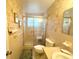 Clean bathroom with shower/tub combo and neutral-toned decor at 2256 Philippine Dr # 56, Clearwater, FL 33763