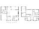 Two-story home floor plan showcasing spacious layout, multiple bedrooms, and large kitchen at 3818 W Santiago St, Tampa, FL 33629