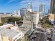 High-rise building and surrounding city aerial view at 405 Central Ave # 700, St Petersburg, FL 33701