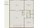 Two-story home floor plan with a media room, loft, and two bedrooms at 5633 Clearwater Ct, Lakewood Ranch, FL 34211