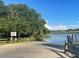 Community boat ramp with parking and signage at 6325 Stone River Rd, Bradenton, FL 34203