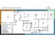 Detailed floor plan showcasing the layout of this home, including room dimensions and outdoor spaces at 6325 Stone River Rd, Bradenton, FL 34203