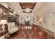 Elegant lobby with hardwood floors and fireplace at 6325 Stone River Rd, Bradenton, FL 34203