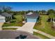Aerial view of the house and surrounding neighborhood at 13584 Old Creek Ct, Parrish, FL 34219