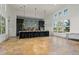 Community kitchen with island and bar seating at 13584 Old Creek Ct, Parrish, FL 34219