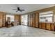 Room under renovation with tiled floor and open walls at 141 94Th Ave, Treasure Island, FL 33706