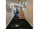 Interior entryway with dark hardwood floors and staircase at 19279 Stone Hedge Dr, Tampa, FL 33647