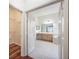 Bathroom with double vanity, garden tub, and separate shower at 3602 Juneberry Dr, Wesley Chapel, FL 33543