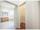 En-suite bathroom with walk-in closet access at 3602 Juneberry Dr, Wesley Chapel, FL 33543