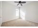 Bright bedroom with ceiling fan and carpet at 3602 Juneberry Dr, Wesley Chapel, FL 33543