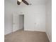 Spacious bedroom with two closets and carpet at 3602 Juneberry Dr, Wesley Chapel, FL 33543