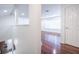 Hardwood floors in a bright living room with large window at 3602 Juneberry Dr, Wesley Chapel, FL 33543