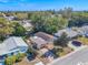 Aerial view of house and surrounding homes at 4202 Las Vegas Dr, New Port Richey, FL 34653