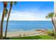 Stunning water view from the property, beach access at 5633 Puerta Del Sol S Blvd # 208, St Petersburg, FL 33715