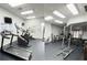 Community gym with cardio and weight equipment at 7833 Carriage Pointe Dr, Gibsonton, FL 33534