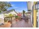 Relaxing deck with seating area and patio umbrella at 2747 3Rd N Ave, St Petersburg, FL 33713