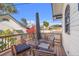 Deck with wooden furniture and umbrella, perfect for relaxing at 2747 3Rd N Ave, St Petersburg, FL 33713