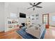 Spacious living room with hardwood floors at 2747 3Rd N Ave, St Petersburg, FL 33713